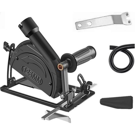 Kit supporto per smerigliatrice angolare da 5 pezzi, base per smerigliatrice angolare regolabile da 0 a 45°, profondità di taglio da 0 a 40 mm, accessori per utensili per smerigliatrice angolare da 10