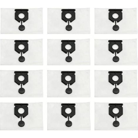 12x Sacs d'Aspirateur Haute Filtration pour Karcher NT30/1 Série 30L - Sacs de Rechange Non-Tissés (1/5)