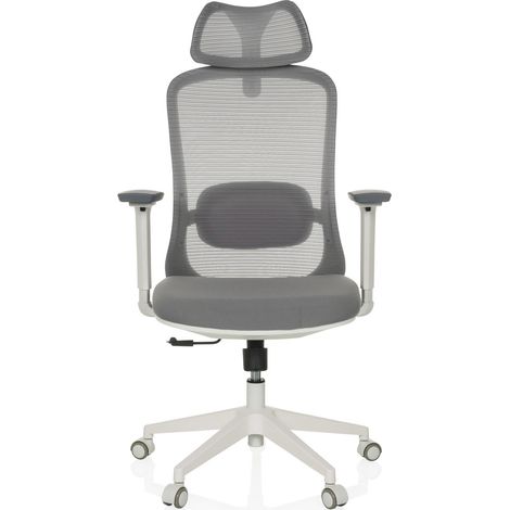 [GEBRAUCHT] B-Ware Hjh Office Bürostuhl Drehstuhl Mikeo G Sitz Stoff Rücken Netzstoff Grau Stuhl