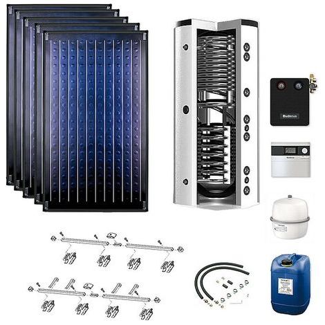 Buderus Logaplus-Paket S76, weiß 5xSKN-AD, HS750-W, SM200, 11,85m2 - 7739601822 von Buderus (1/4)