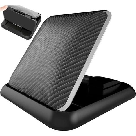 Car Dashboard Mount, Non-Slip Phone Holder, Adjustable Smartphone Grip, Silicone Pad Holder (1/5)