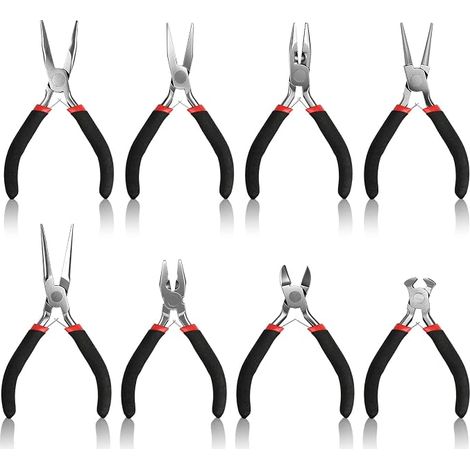 8 Pcs Mini Jewelry Clips for Jewelry Making, DIY Craft, Repairs (1/5)