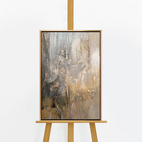 Gemälde Goldene Horizonte Rahmen Gold 60x40 cm (1/5)