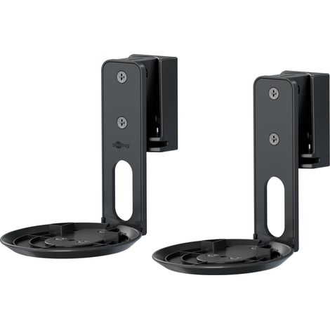 Soporte de pared para altavoz modern era 1 flex, negro, 2 piezas, compatibles con sonos era 100, soporte de altavoz inclinable y giratorio.