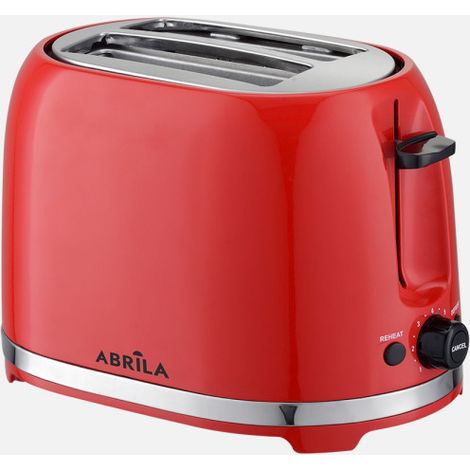 Tostador pan tambre 850w rojo 7niv.tostado, descongelacion,  apagado.autom.2ranuras.recogemigas.19x28x17cm