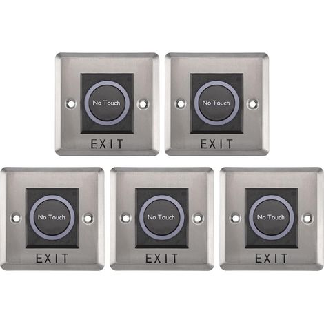 5X Capteur Infrarouge Interrupteur Aucun Contact Sans Contact Interrupteurs Bouton de Sortie Du Déclencheur de Porte (1/5)