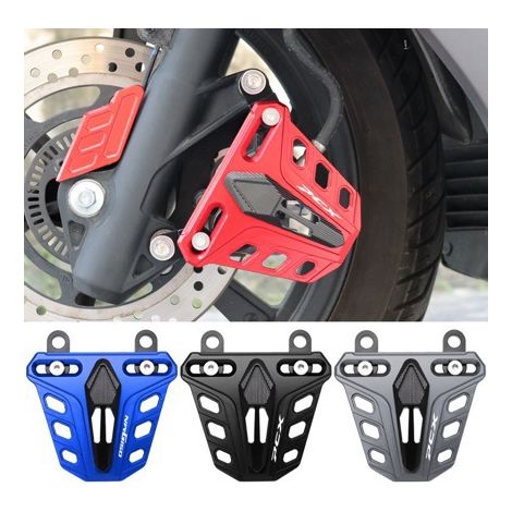 Suitable for Haojue UHR150 PCX NS150 modification: front caliper protection cover, anti-collision protection, brake pump decorative cover (blue). (1/5)