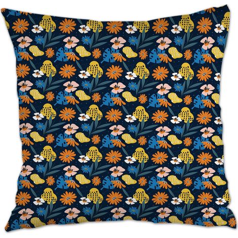 Housse de coussin 45x45 cm carrée solide pour Noël, la Saint-Valentin, anniversaire (1/5)