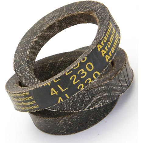 Courroie tondeuse Tiger Belts 4L230 kevlar trapézoïdale  12,7 x 584 mm