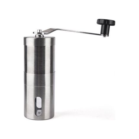 Salz- und Pfeffermühlen-Set, Gewürzstreuer, Kaffeemühle, Handmühle, Edelstahl, verstellbare Handkurbel. (1/5)