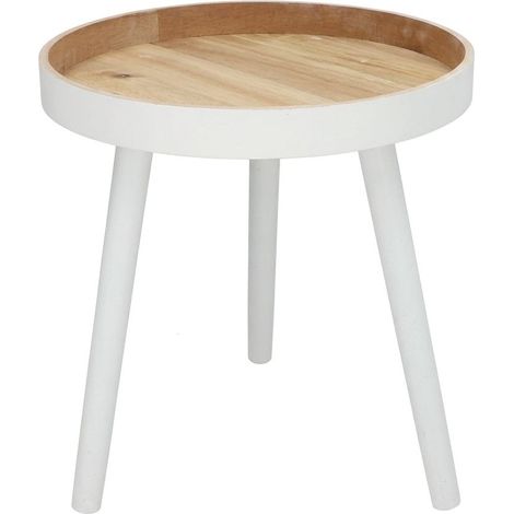 Tavolino Laterale Design Moderno Legno MDF Soggiorno Camera 38x38x40cm (1/5)