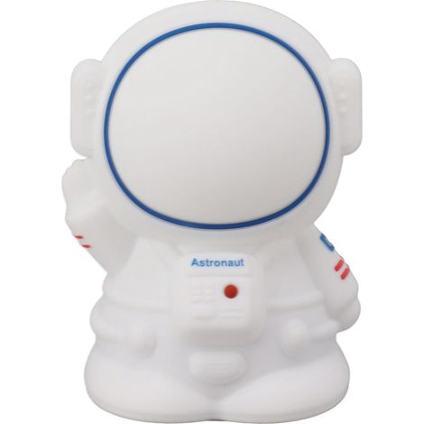 Veilleuse astronaute en silicone souple et étanche, rechargeable par USB, idéale pour la chambre, le dortoir et le camping. (1/5)