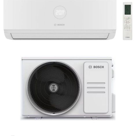 Bosch Climatiseur Monosplit Climate 3000i CL3000iU W35E de 12000 btu R-32 Inverter Wi-Fi en option Classe A++