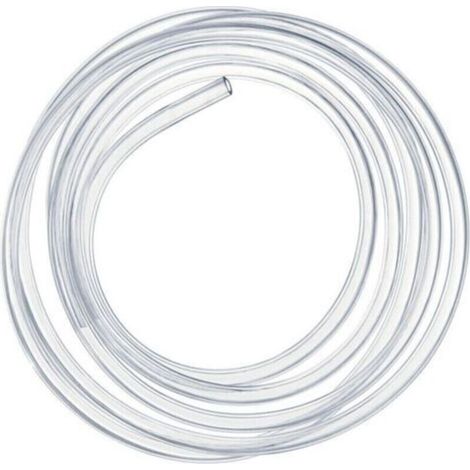 Tuyau Transparent de Pression 10 mètres, 10 × 12mm Tuyauterie Flexible Tube de PVC