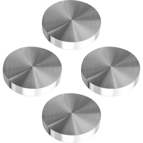 4 Piece Aluminum Adapter Bracket Office Tables Alloy Heavy Piece Round
