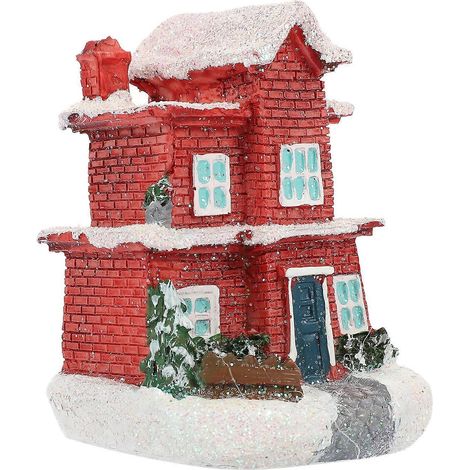 Luminous Christmas House Ornament 3Pcs Xmas Decor for Holiday Decoration (1/5)