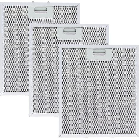 3 pièces Filtre à Graisse Métallique pour Hotte Aspirante 305 x 267mm ,filtres pour hotte aspirante de cuisine,Filtre en Maille Accessoire Hotte Aspirante pour Hottes de Cuisine (1/5)