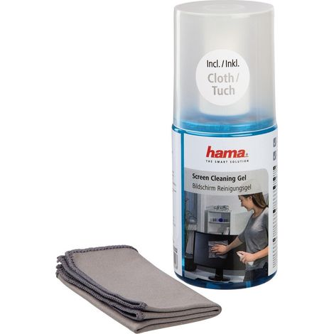HAMA Gel di pulizia PC per schermi LCD/TFT con panno in microfibra, 200 ml (1/5)