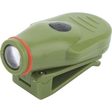 LED Casquette Lumière Extérieure Mini Casquette Clip-on Lumière Baseball Chapeau Lampe Lampe Frontale Clip-on Chapeau Lumière avec Pince pour Courir Camping Vert (1/5)