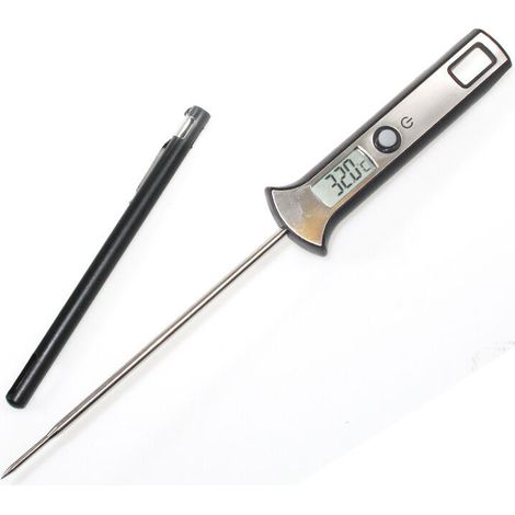 Thermomètre électronique de cuisine de cuisson, sonde de diamètre variable température d'huile thermomètre de lait thermomètre de nourriture de barbecue (1/5)