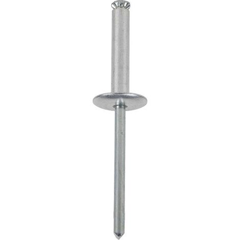 Pack 250 remaches flor cabeza ancha 4,8 x 20 mm