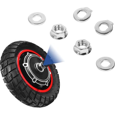 Écrous de blocage/rondelles de blocage pour axe de moteur de trottinette électrique KUGOO M4/M4 Pro