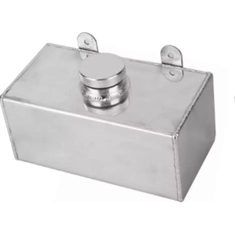 Réservoir universel en aluminium poli de 2 L pour intercooler, accessoire automobile, pour lave-glace. (1/5)
