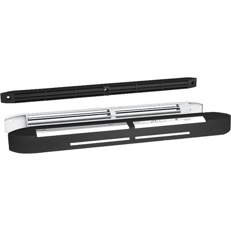 Entrée d'air hygroréglable noire 6/45 m3/h RAL 9011 réservation 354x12 mm S&P (UNELVENT) 858023