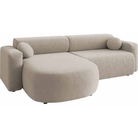 Sofá rinconero Comfivo 413, Velo 623, Función de descanso, Almacenaje, 252x150x70cm, 0 (1/5)