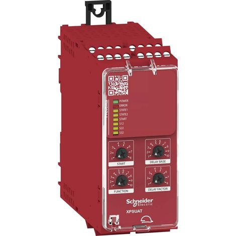 Relais de sécurité XPSUAT13A3AP Schneider Electric Tension de fonctionnement: 24 V DC/AC 3 NO (T), 3