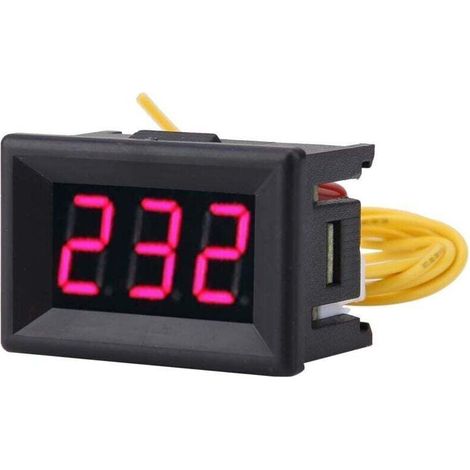 Voltmètre numérique à affichage LED de 0,36 po, 1 pièce, panneau de mesure de tension CA 70-380 V (1/4)