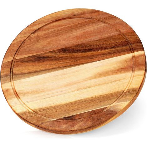 Tabla de cortar y servir de madera de 30 cm