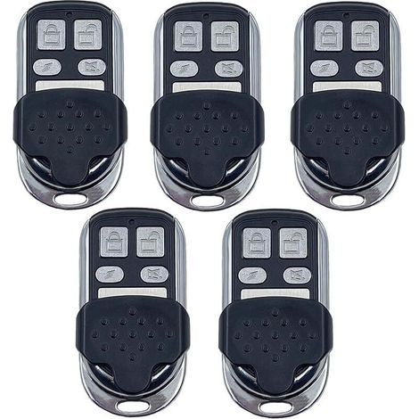 Paquete de 5 mandos a distancia de repuesto para puertas de garaje, 433,92 MHz, para LiftMaster/MotorLift/Chamberlain 4330E, 4333E, 4335E, 94330E, 94333E, 94334E, 94335E