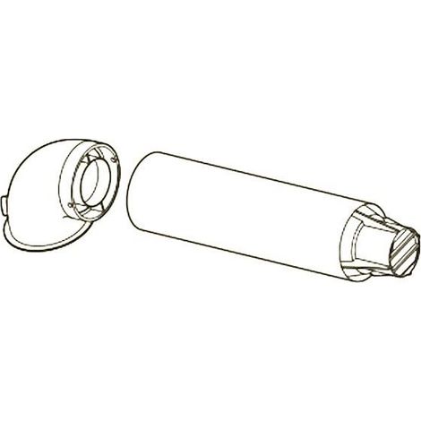 Kit telescopico per caldaie convenzionali e scaldini junkers diam. 60/100