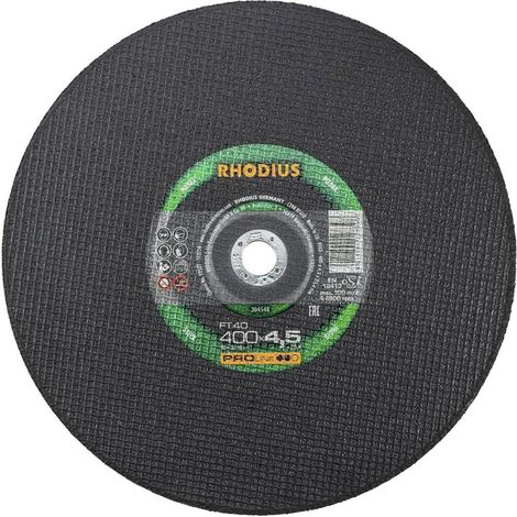 [NEUWERTIG] B-Ware Rhodius Ft40 Trennscheibe Schneidscheibe Metall Kunststoff 400x4,5x25,4 10 Stück