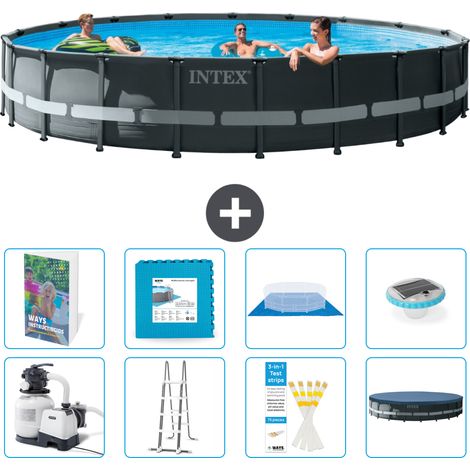 Intex Piscina Ultra XTR Rotonda - 610x122 cm - 9-pezzi  S674 (1/4)