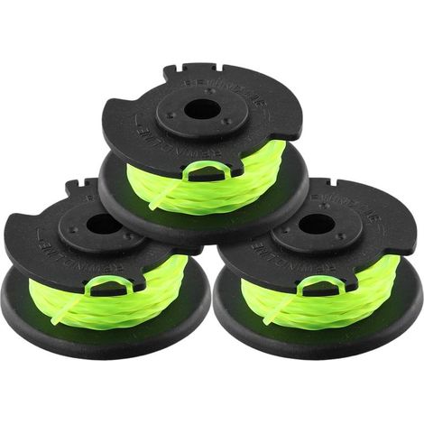 Lot de 3 bobines ABS avec fil en nylon pour débroussailleuse sans fil RAC143 (1/4)