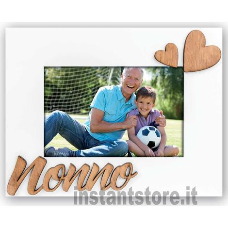 Zep MN464HI Cornice Nonno In Legno, Bianco (1/2)