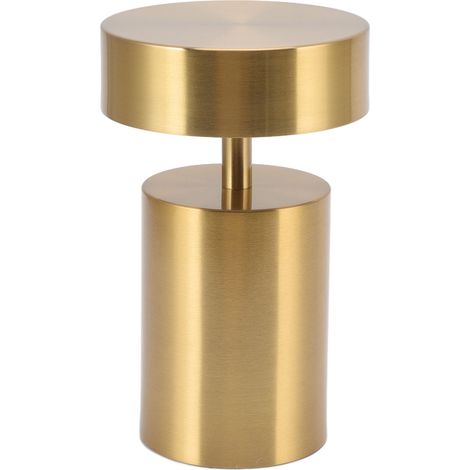 Lampe de Table LED 3 Niveaux avec Chargement USB, Décoration Électroplaquée Or pour Bar Hôtel Restaurant (1/5)