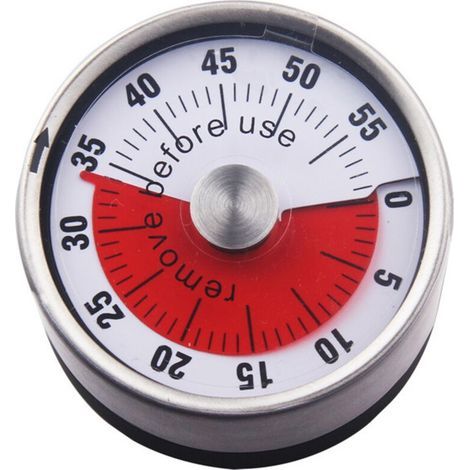 Basics Mechanical and Magnetic Timer Clock. Maximum 60 Minutes. Audible Alarm When Time Ends (1/5)