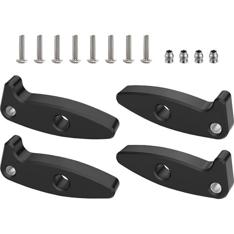 1 jeu de haute qualité en aluminium 7075 de mise à niveau de suspension pour les composants SCX30 (1/5)