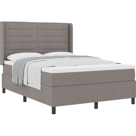 Maison Exclusive - Letto a molle con cuscino Talpa 190 x 140 cm Tessuto (1/5)