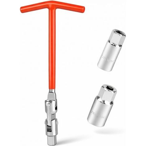 Chiave Candela Per Auto Moto Con Adattatori Diametro 16 e 21 mm universale