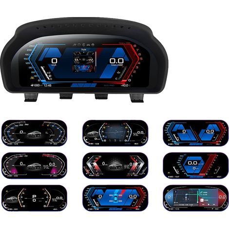Panel de instrumentos digital, pantalla LED, instalación plug-and-play, F10 Sin HDMI (1/2)