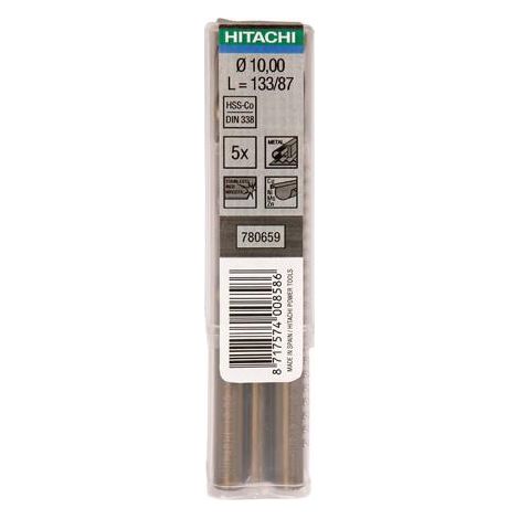 Foret à métaux HSS-Co DIN 338 Ø 8,2 mm x5 HIKOKI 780637