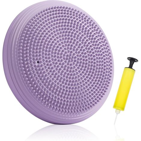 Coussin D'équilibre Balance Board, Améliore La Posture Assise et La Stabilité de L'attention Disque D'équilibre, Coussin Air Gonflable Coussin d’Assise et Équilibre, pour Gymnastique, Yoga (1/2)