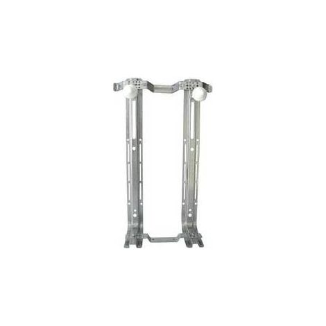 SUPPORT DE FIXATION MODULABLE POUR CUVETTES ET BIDETS SUSPENDUS Dimensions : entraxe 160-230 mm.