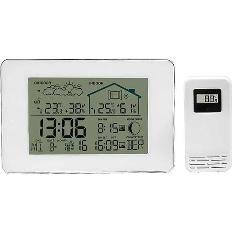 Station météo avec sonde extérieure Thermomètre hygromètre
