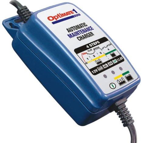 CHARGEUR DE BATTERIE OPTIMATE OPTIMATE 1 DUO 12V / 12,8V / 13,2V 0,6A 2-20AH, AGM / GEL / STD / LIFEPO4, SAE (EL) (1/3)