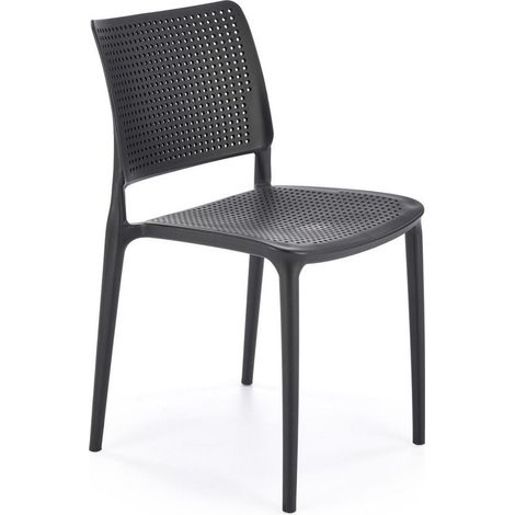 Chaise design polypropylène noir Samba (1/5)